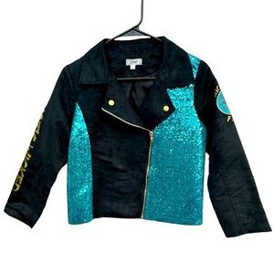 Disney D-Signed Girls Wicked‎ Sequin Jacket Size XL